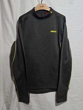 MUSTO Arctec 240 LS Pullover Mock Neck Sailing Shirt - Gray - Sz XL*